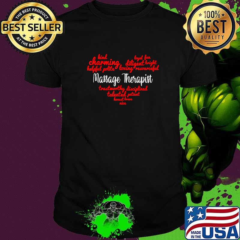 Massage Therapist Physical Heart T-Shirt