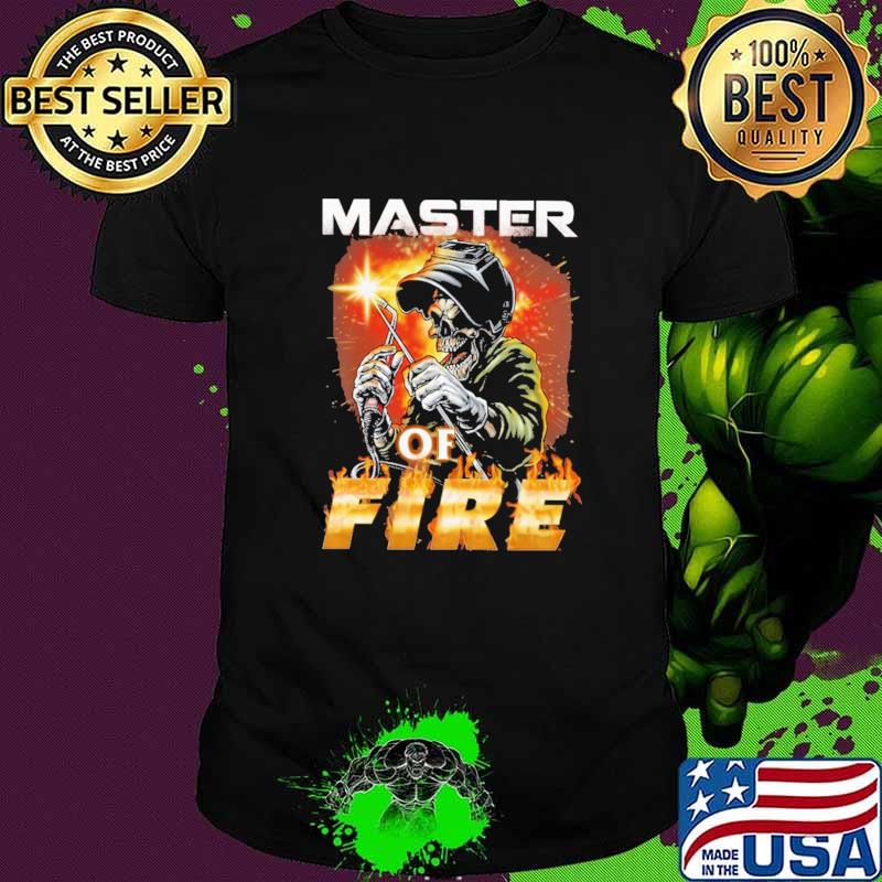 Master Of Fire Skull Shirt