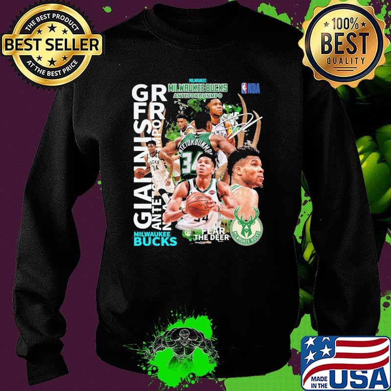 Milwaukee Buck Feer The Deer Shirt Sweater Milwaukee Buck Feer The Deer Shirt Sweater