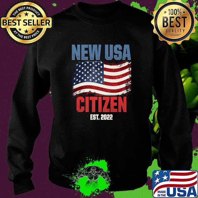 New USA Citizen American US T-Shirt Sweater New USA Citizen American US T-Shirt Sweater