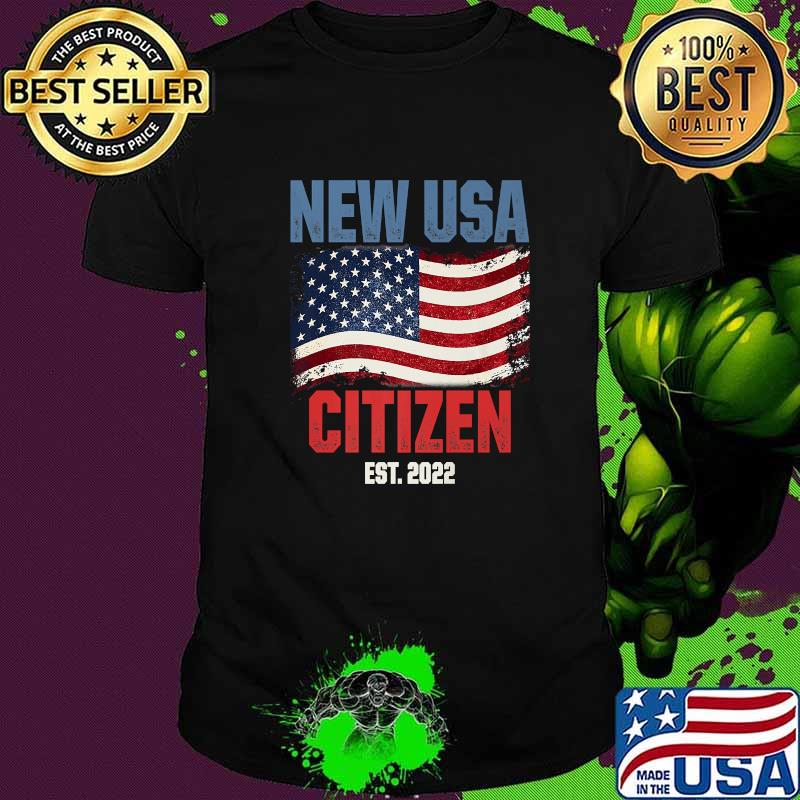 New USA Citizen American US T-Shirt