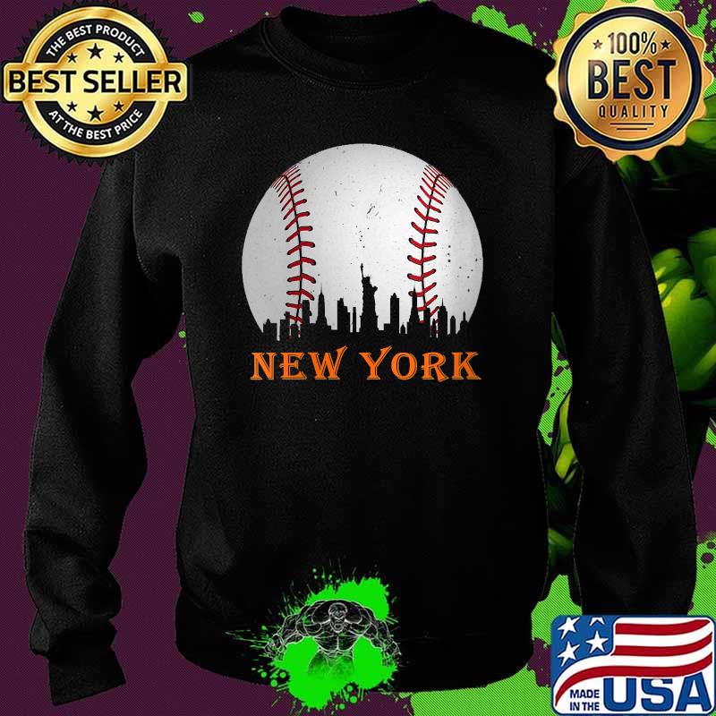 New York NY Skyline Baseball Vintage Met At Gameday T-Shirt Sweater New York NY Skyline Baseball Vintage Met At Gameday T-Shirt Sweater