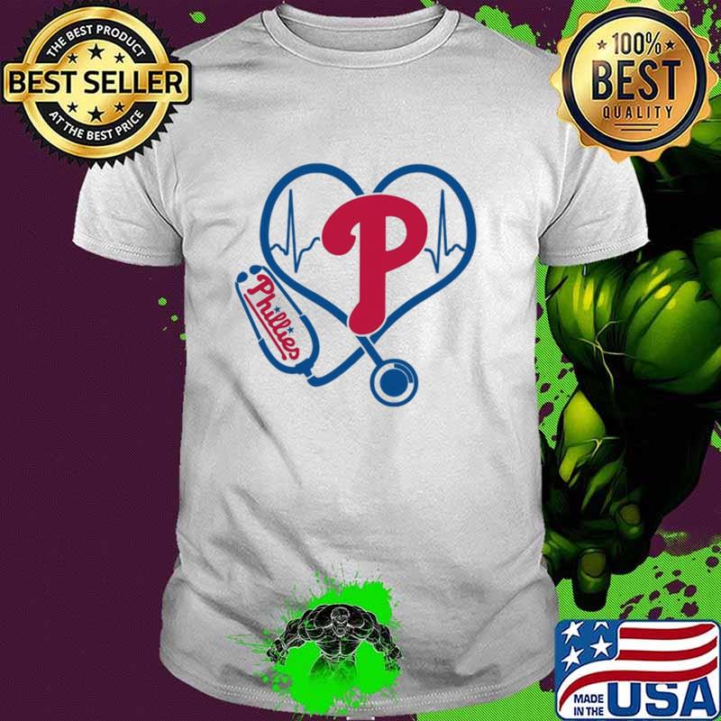 Nurse Phillies Heart Shirt