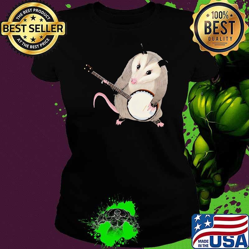 Opossum Banjo Shirt Ladies tee Opossum Banjo Shirt Ladies tee