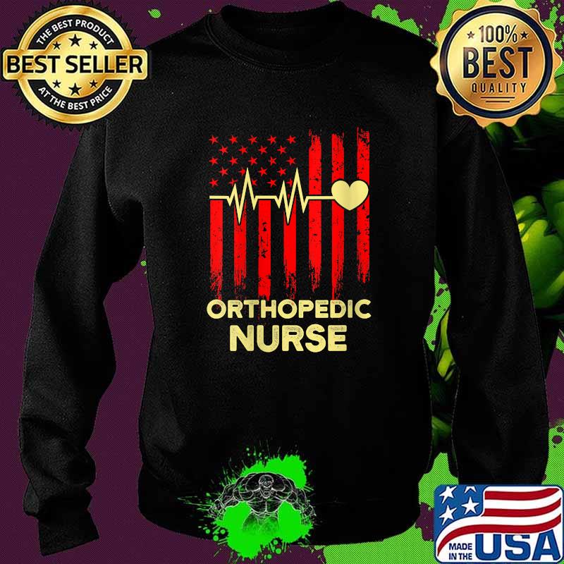 Orthopedic Nurse American Flag T-Shirt Sweater Orthopedic Nurse American Flag T-Shirt Sweater