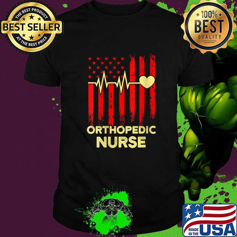Orthopedic Nurse American Flag T-Shirt Orthopedic Nurse American Flag T-Shirt