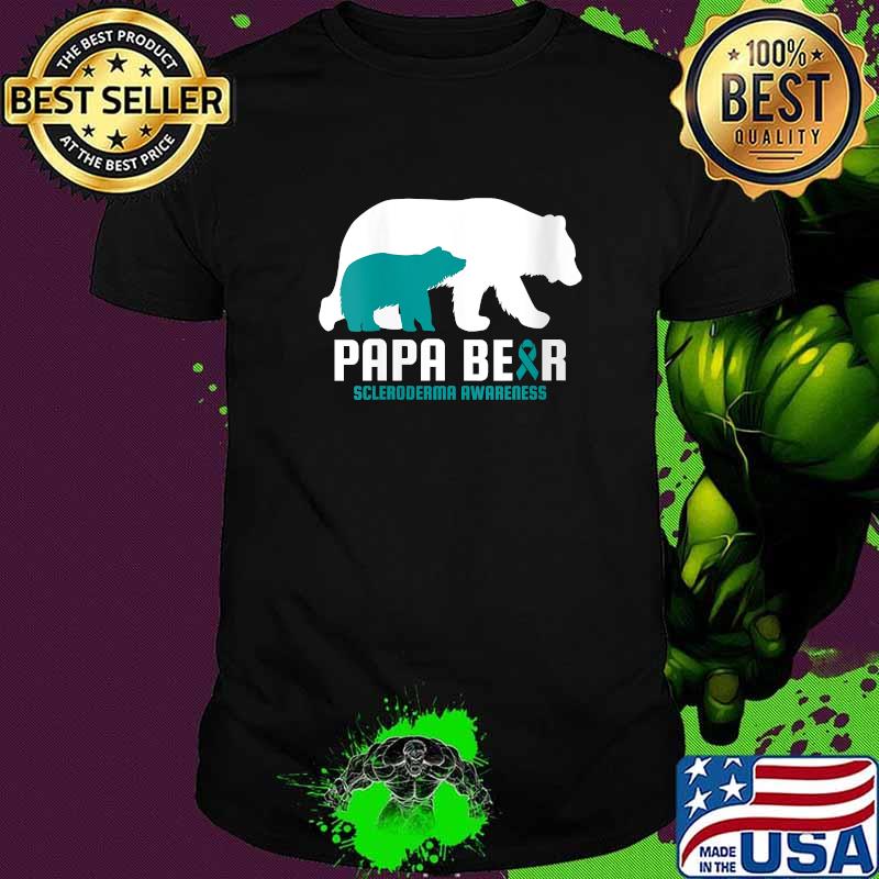 Papa Bear Scleroderma Awareness T-Shirt