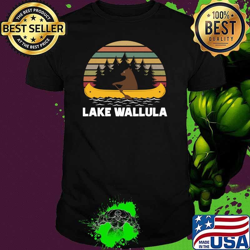 Pickwick Lake sunset Bear Canoe outdoor hiking vintage T-Shirt