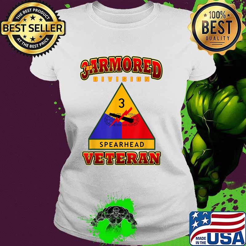 Premium 3rd Armored Division Spearhead Veteran T-Shirt Ladies tee Premium 3rd Armored Division Spearhead Veteran T-Shirt Ladies tee