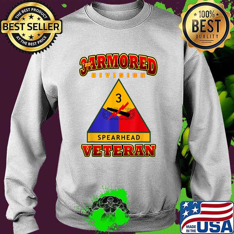 Premium 3rd Armored Division Spearhead Veteran T-Shirt Sweater Premium 3rd Armored Division Spearhead Veteran T-Shirt Sweater