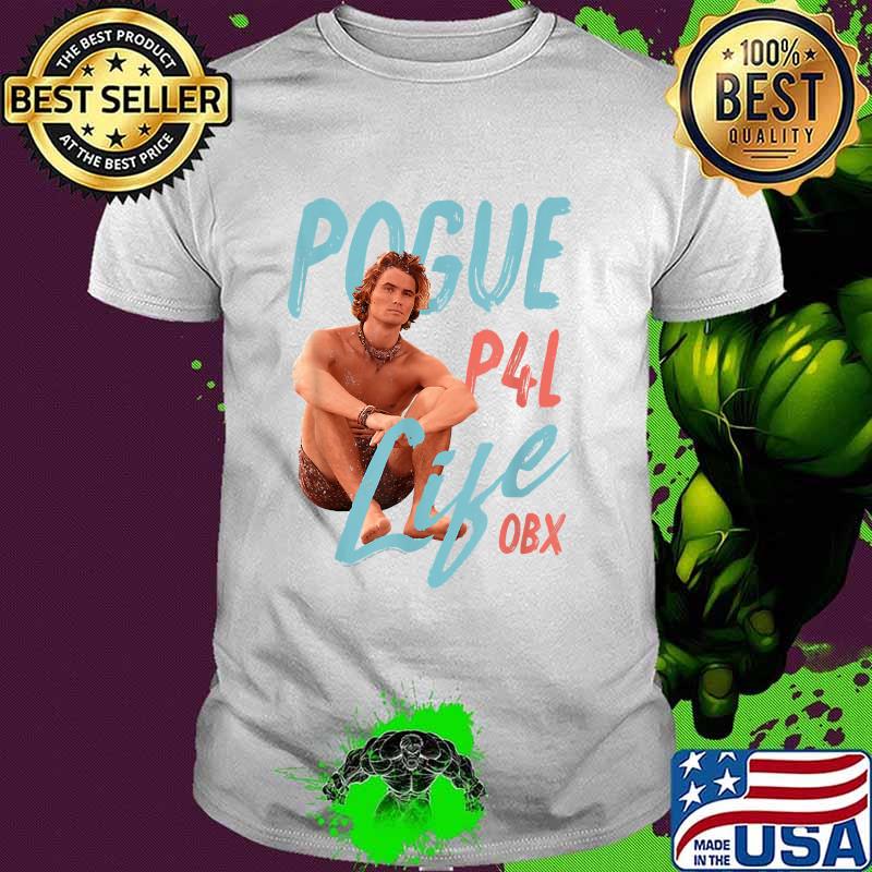 Premium outer Banks John Sitting Pogue For Life P4L T-Shirt
