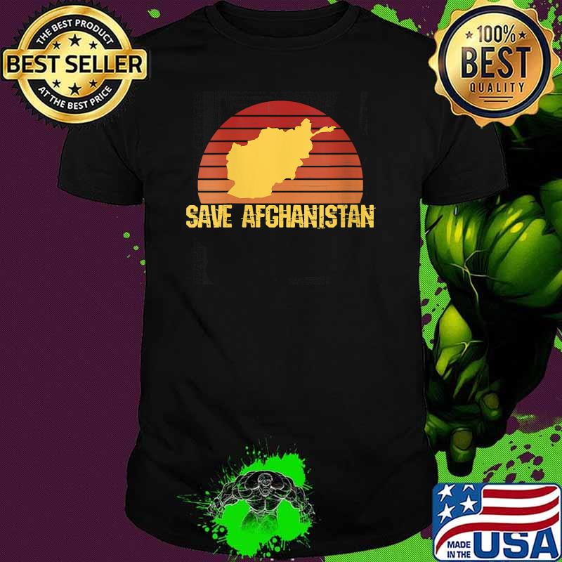 Save Afghanistan Sunset Vintage T-Shirt