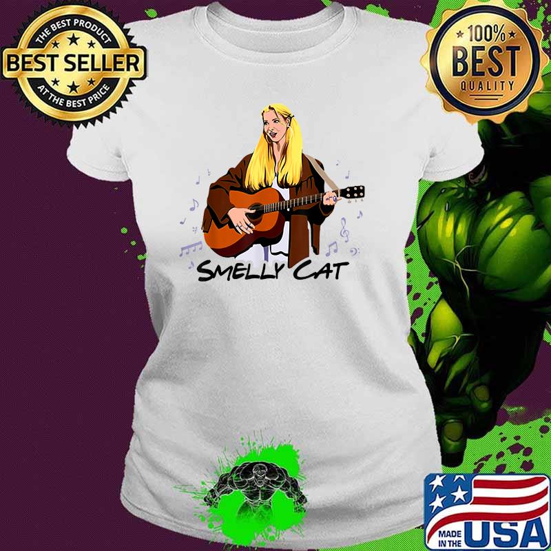 Smelly Cat Play Guitar Funny T-Shirt Ladies tee Smelly Cat Play Guitar Funny T-Shirt Ladies tee