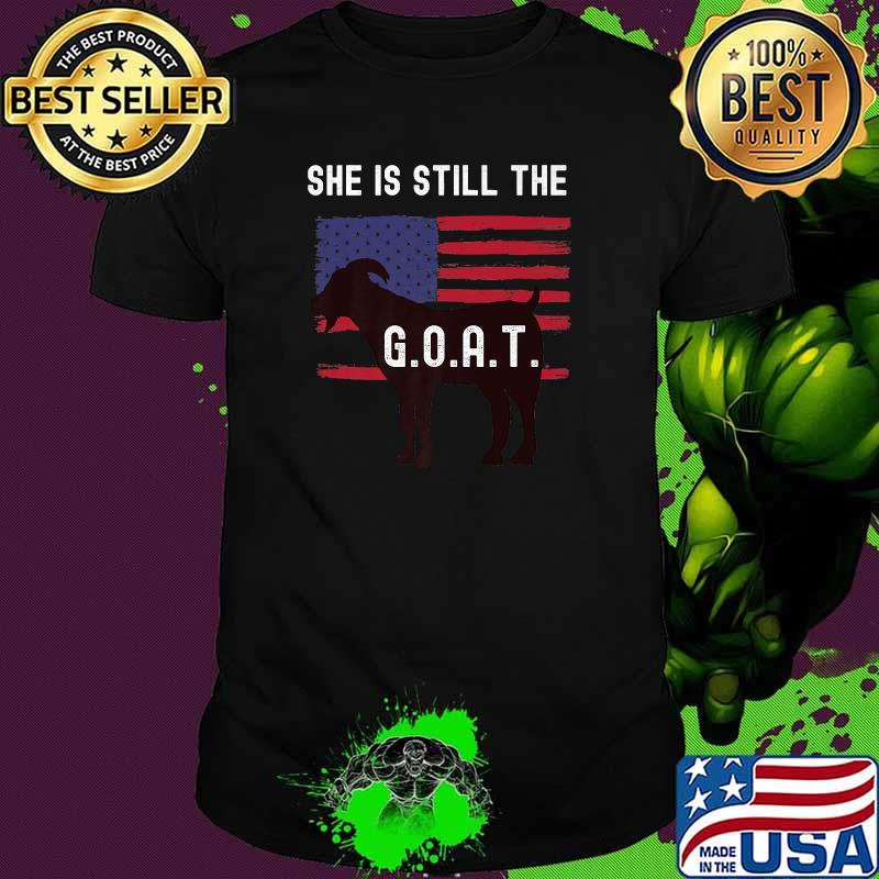 Still the G.O.A.T. Greatest of all time with American Flag Premium T-Shirt