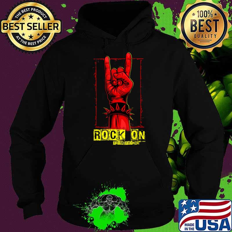 Teamstrange Rock On Devil Horns Metal Style T-Shirt Hoodie Teamstrange Rock On Devil Horns Metal Style T-Shirt Hoodie