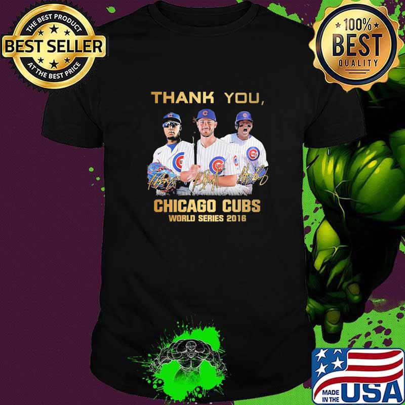 Thank you chicago cubs world series 2016 signature shirt Thank you chicago cubs world series 2016 signature shirt