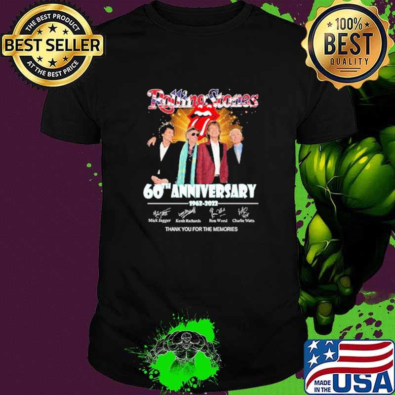The Rolling Stones 60th Anniversary Thank You For The Memories shirt