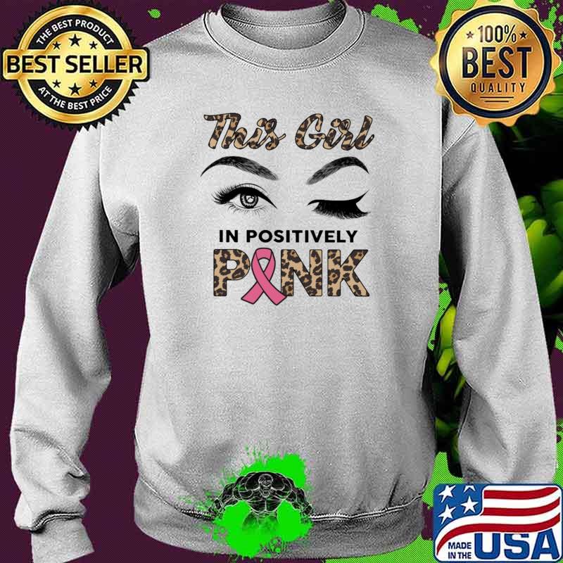 This Girl IN Positively Pink Lepoard Shirt Sweater This Girl IN Positively Pink Lepoard Shirt Sweater