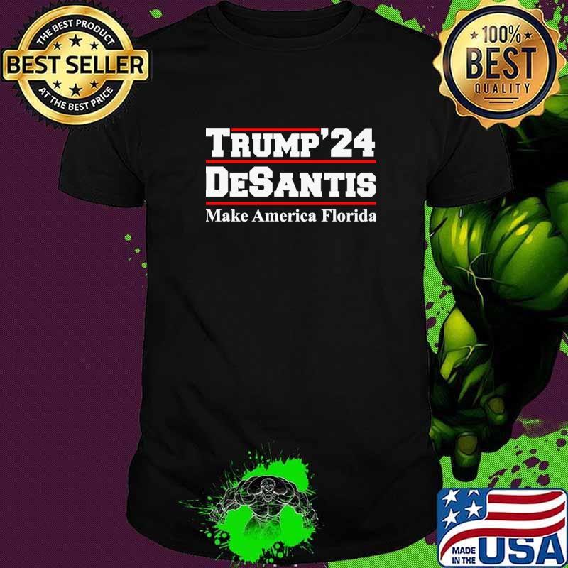 Trump 24 Desantis Make American Florida Shirt