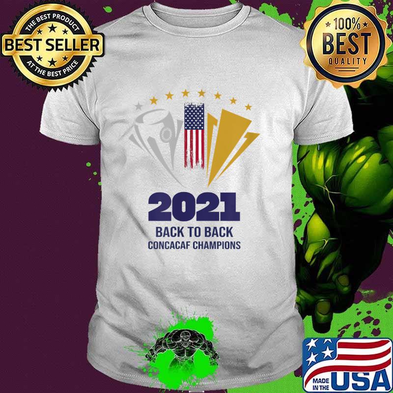 USA Back to Back 2021 Concacaf Champions T-Shirt