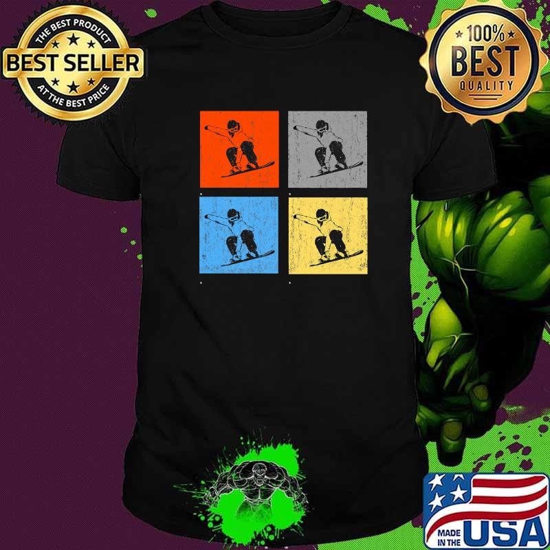 Vinatge Retro Snowboard Snowboarder T-Shirt