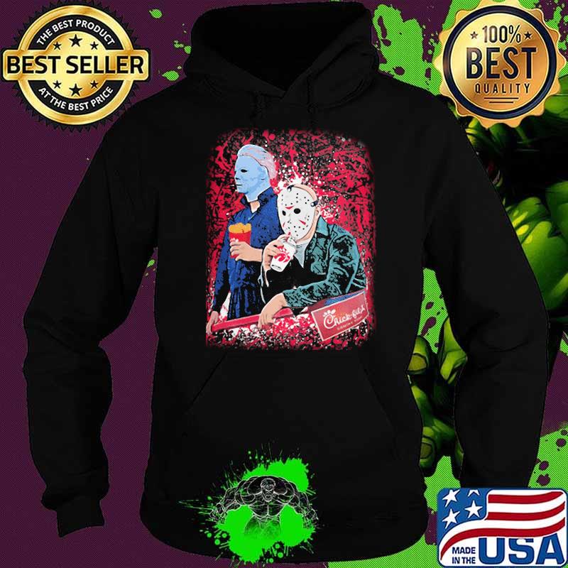 Voorhees Michael Myers Chick Fil Sirt Hoodie Voorhees Michael Myers Chick Fil Sirt Hoodie