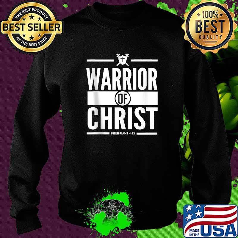 Warrior Of Christ T-Shirt Sweater Warrior Of Christ T-Shirt Sweater