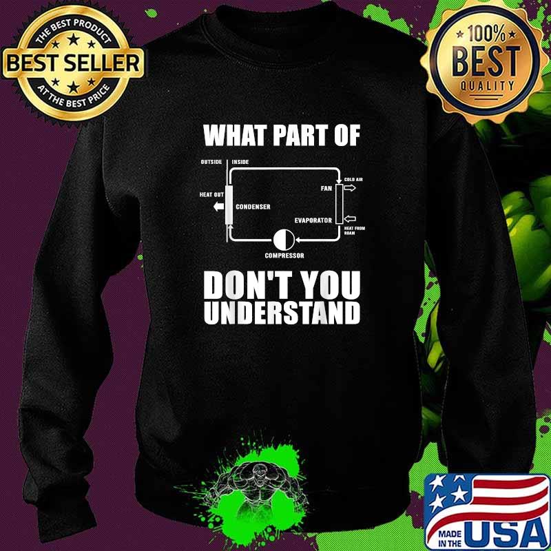 What Part Of Dont You Understand Air Conditioning Ventilation T-Shirt Sweater What Part Of Dont You Understand Air Conditioning Ventilation T-Shirt Sweater