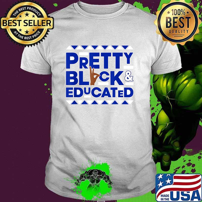 Zeta-1920 Hand Sign Pretty Phi-Beta Black Educated T-Shirt