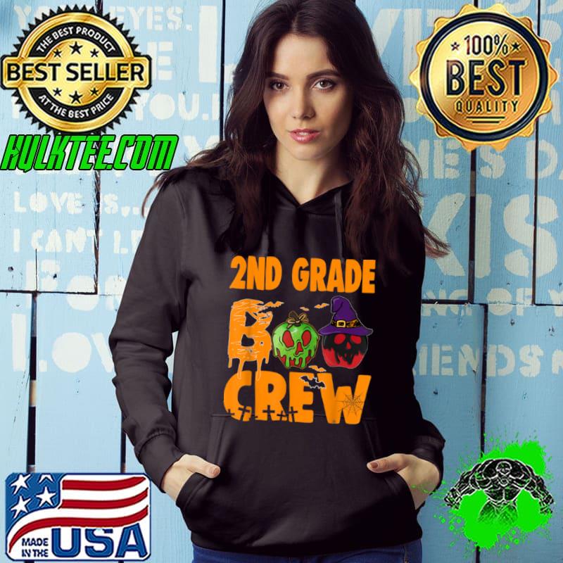 2nd Grade Boo Crew Happy Halloween To Teacher Shirt