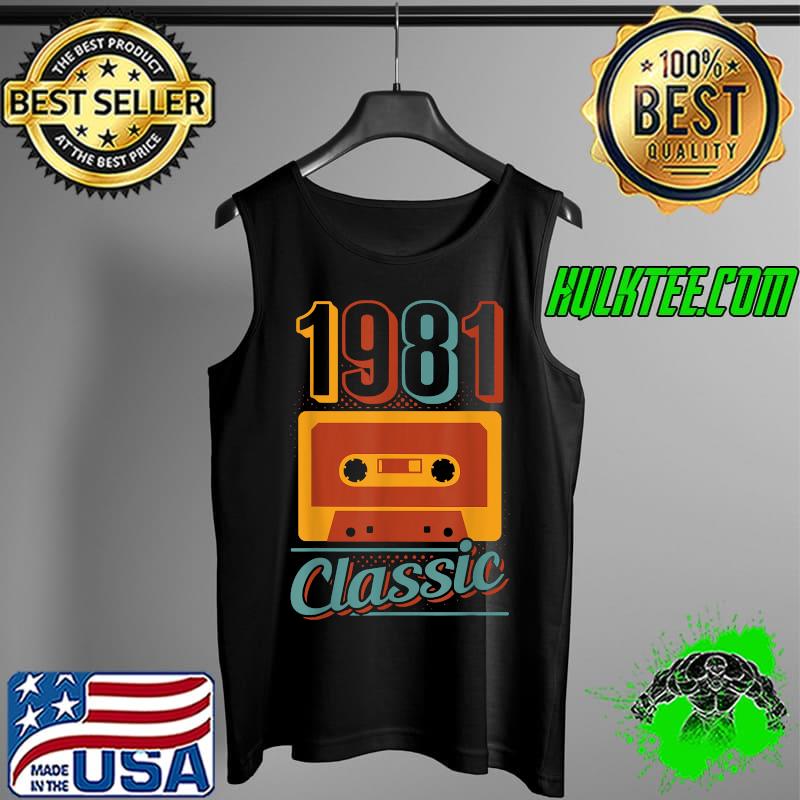 40th Birthday Gift Man 40th Vintage Classic March 1981 T-Shirt Tank Top 40th Birthday Gift Man 40th Vintage Classic March 1981 T-Shirt Tank Top