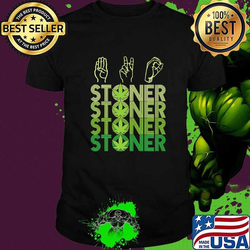 420 Stoner Cool Cannabis Leaf Premium T-Shirt