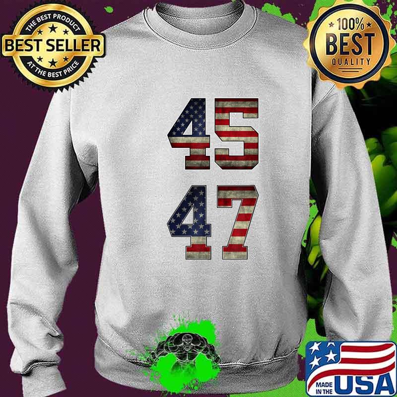 4547 Squared Trump 2024 Election Retro USa Flag T-Shirt Sweater 4547 Squared Trump 2024 Election Retro USa Flag T-Shirt Sweater