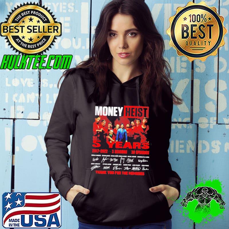 5th Anniversary Money Heist thank You For The Memories Shirt