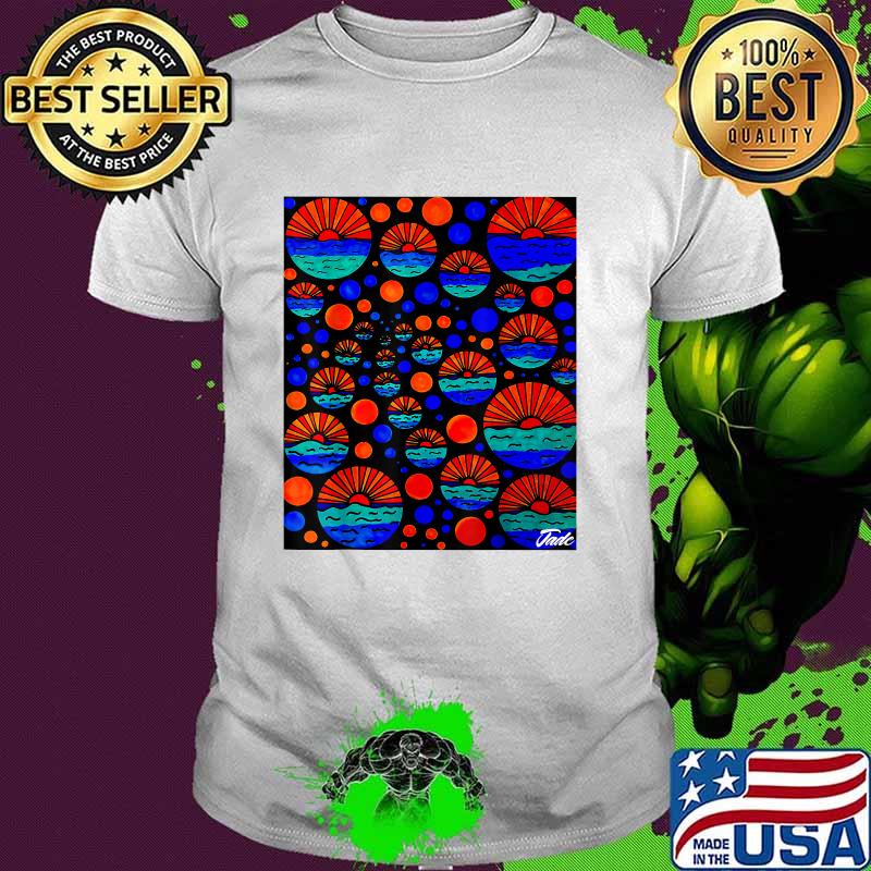 Abstract Sunset Beach T-Shirt