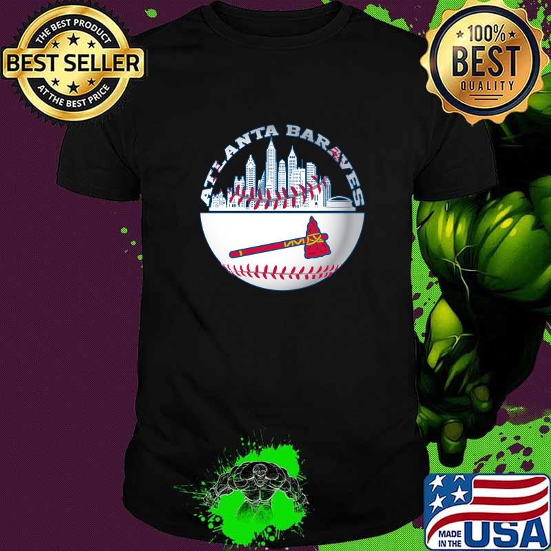 Atlanta Baseball Distressed Game Day Brave Vintage T-Shirt