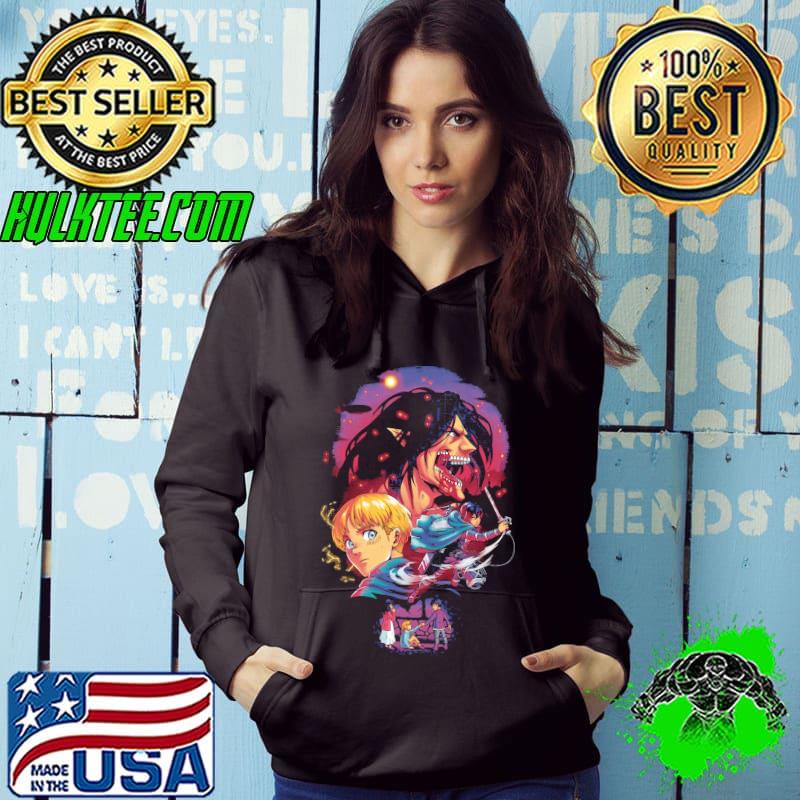 Attack on Titan Eren Mikasa Armin shirt