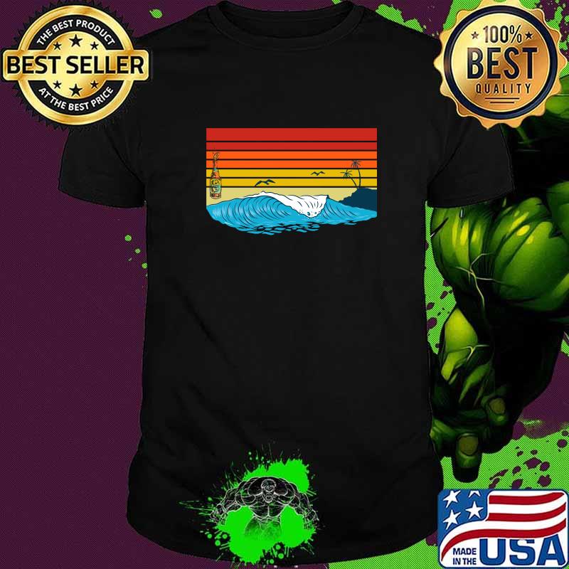 Barrels and Beer Vintage Sunset T-