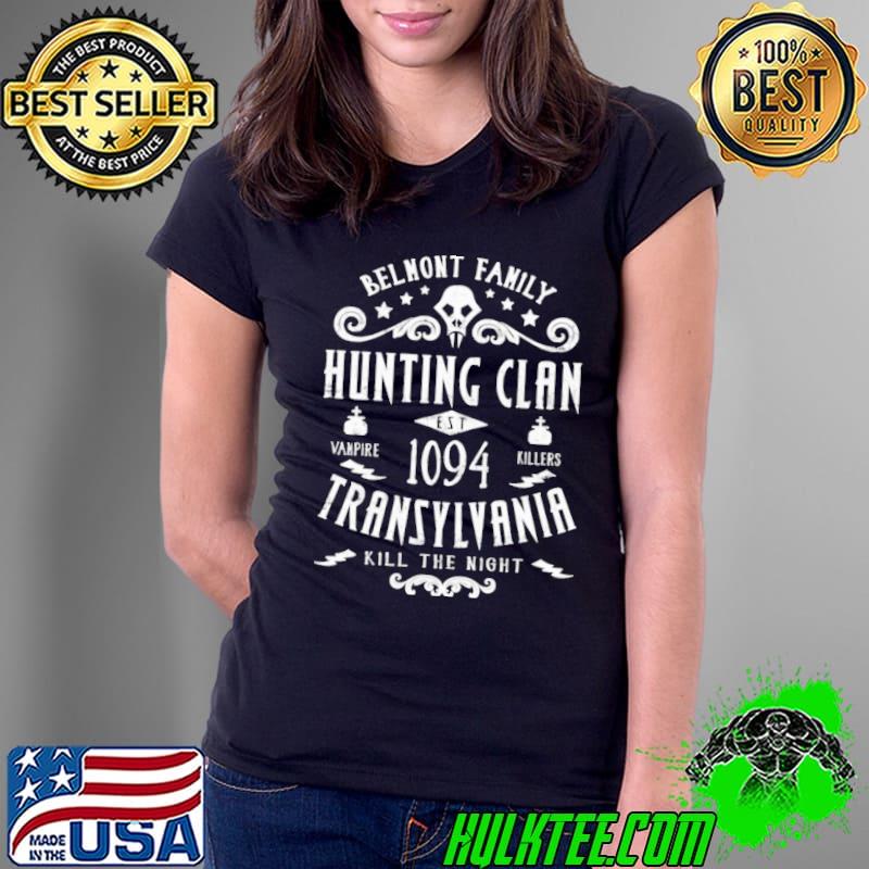 Belmont family hunting clan transylvania kill the night 1094 s Ladies Tee Belmont family hunting clan transylvania kill the night 1094 s Ladies Tee