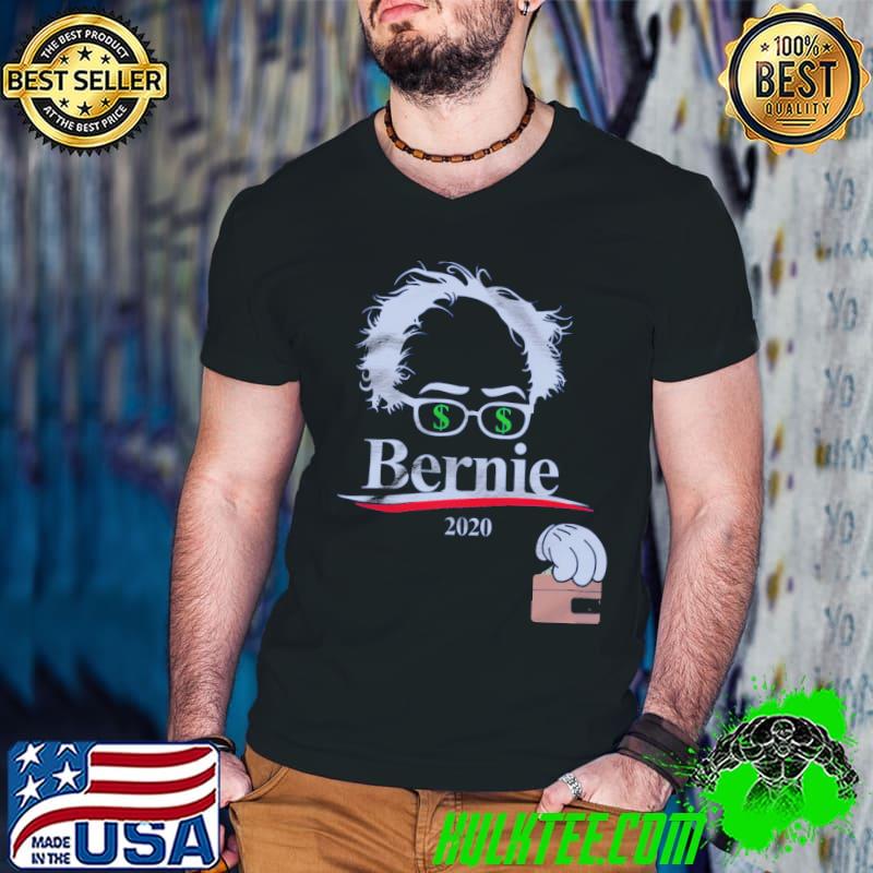 Bernie Sanders Hair And Glasses Bernie 2020 Shirt Guys V Neck Bernie Sanders Hair And Glasses Bernie 2020 Shirt Guys V Neck