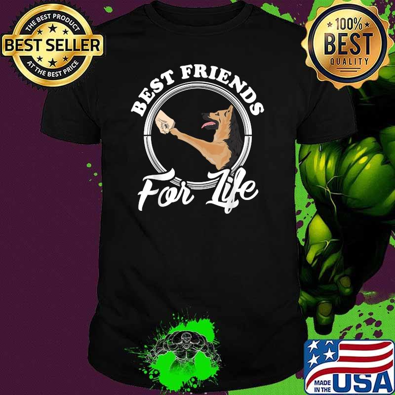 Best Friends For Life German Shepherd T-Shirt