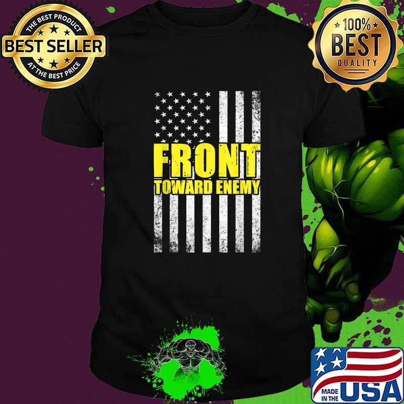 Best front Toward Enemy American Flag T-Shirt