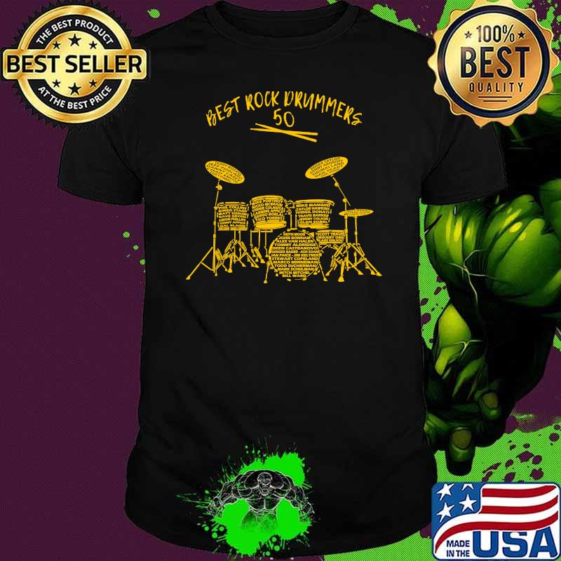 Best rock drummers shirt
