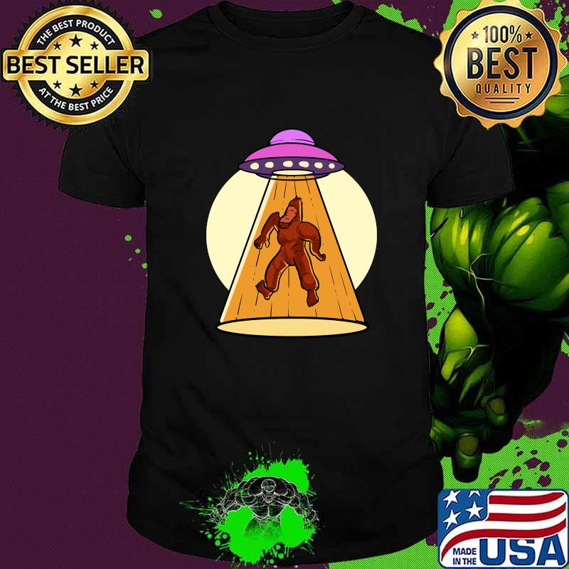 Bigfoot Alien UFO Alien Fan T-Shirt