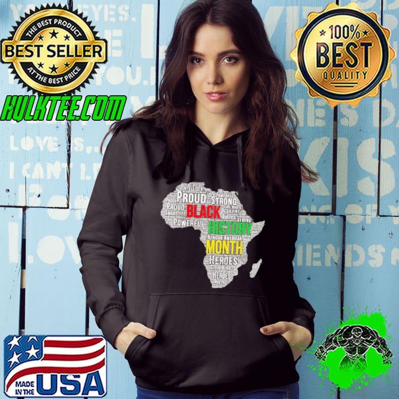 Black History Month - Africa Map Shirt
