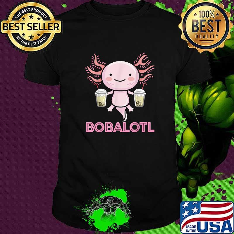 Bobalotl Axolotl Boba Tea T-Shirt