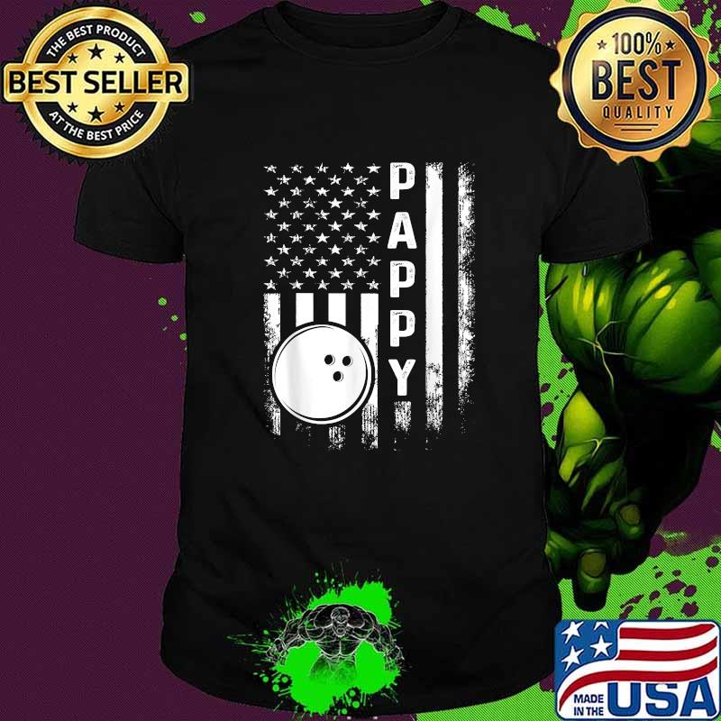 Bowling Pappy American Flag T-Shirt