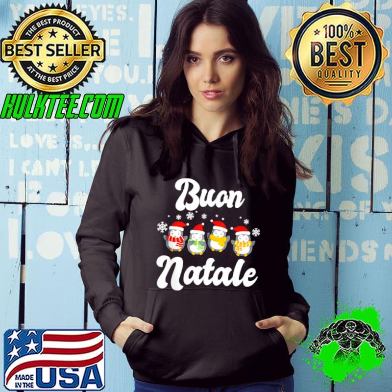 Buon Natale Christmas Pinguins shirt