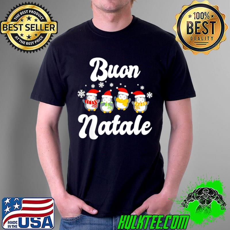 Buon Natale Christmas Pinguins shirt
