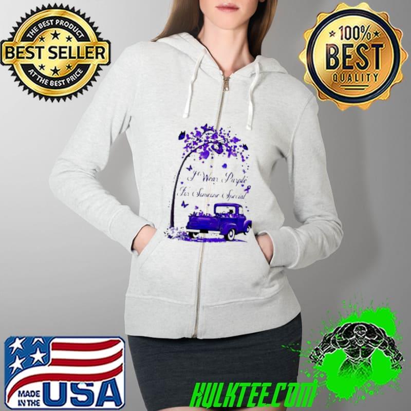 Butterflies I wear Purple for My Aunt Jeep Pandemic Cancer Awareness Shirt Full Zip Hooded Butterflies I wear Purple for My Aunt Jeep Pandemic Cancer Awareness Shirt Full Zip Hooded